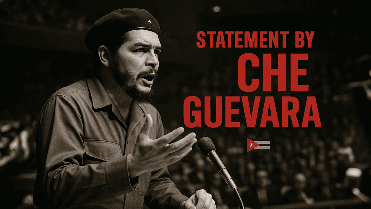 Thumbnail for Che Guevara's 1964 Speech at the UN in English - Patria o Muerte 🇨🇺